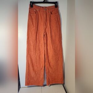 BDG Orange Corduroy Women's Pants Size 24 #592